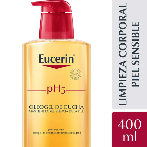2 Pack Eucerin Ph5 Shower Oil - 400ml/13.52Fl Oz: Daily Oil to Preserve Sensitive Skin's Natural Defenses & Protect from Drying Out