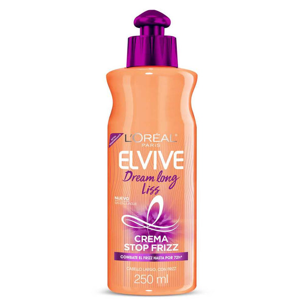 Dream Long Liss Elvive L'Orleal Paris Styling Cream - Intensely Nourish and Soften Hair for a Flawless Look 250ml / 8.45fl oz